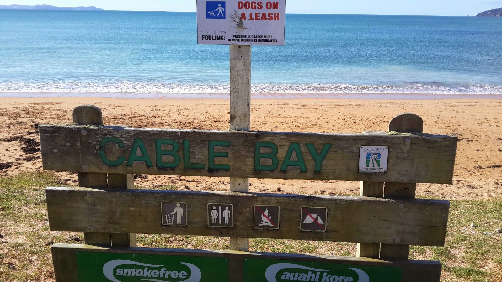 Have twins will travel Cable Bay