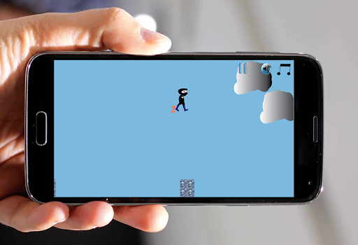 Lazy Ninja Swipe to Jump Game