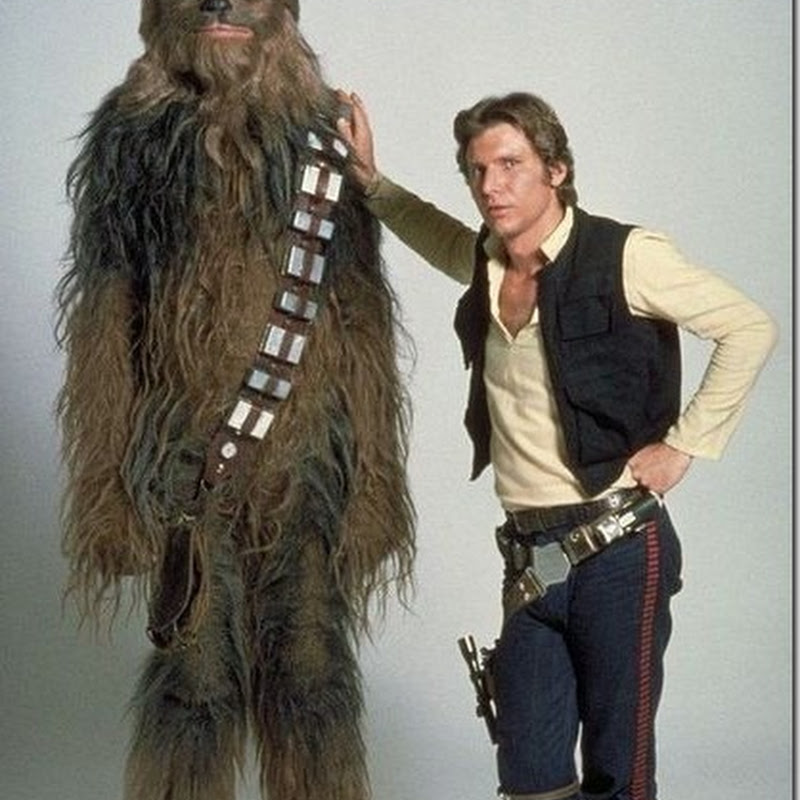 Reencuentro de Chewbacca y Han Solo