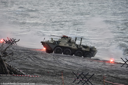 "Запад-2013": Высадка на побережье