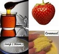 honey-strawberry-cornmeal-or-sooji-scrub