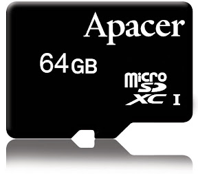 Apacer - Ultra High Speed microSDXC 64GB memory card