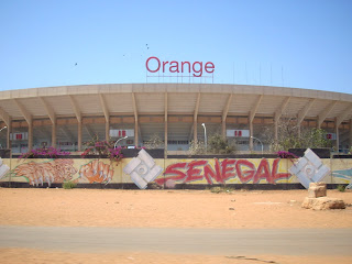 Une vue du stade Léopold Sédar Senghor de Dakar (Senegal)