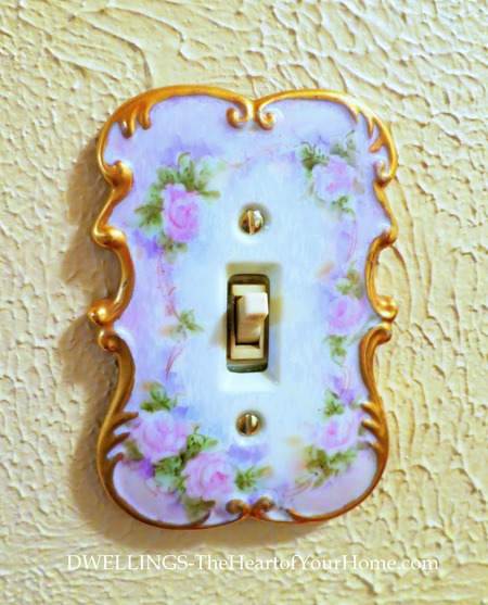 PORCELAIN SWITCH PLATE COVERS