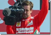 Fernando Alonso con la videocamera