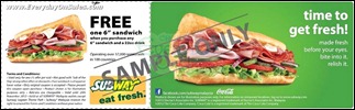 Subway Buy 1 Free 1 Sandwich With Coupon Branded Shopping Save Money EverydayOnSales