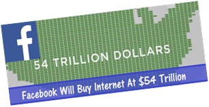 Facebook Will Buy Internet At $54 Trillion