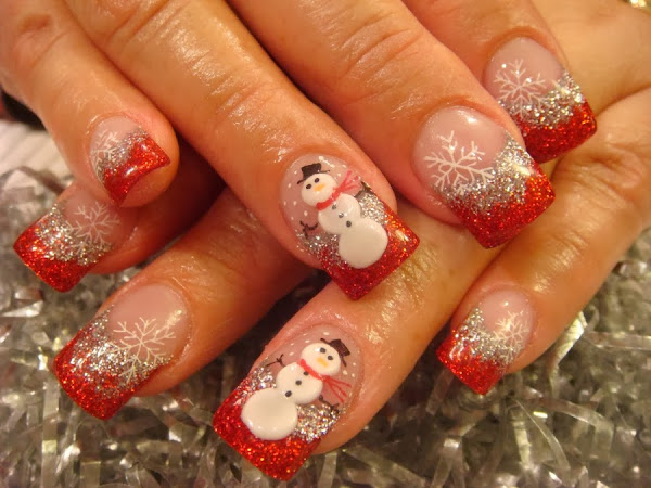 Nail Design For Christmas Christmas Designs For Nails