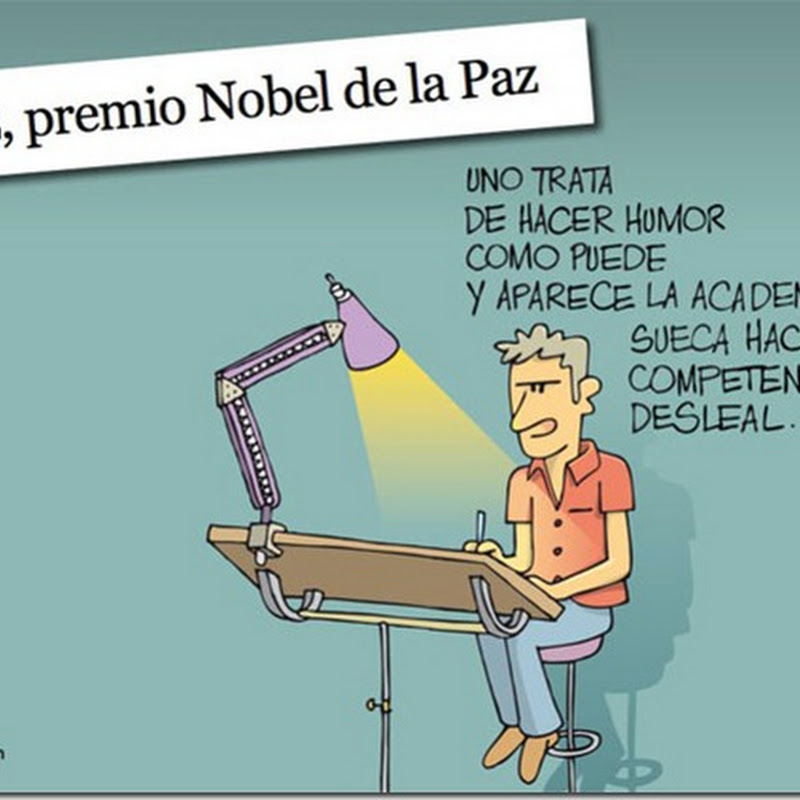 Humor gráfico Premio Nobel de la Paz 2012