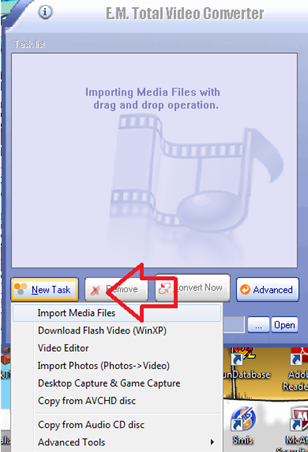 Convert video files to flash with a total video converter.