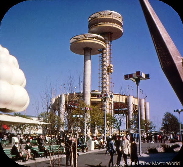 View-Master New York World's Fair 1964-1965 (A671),Scene 3: New York State Towers