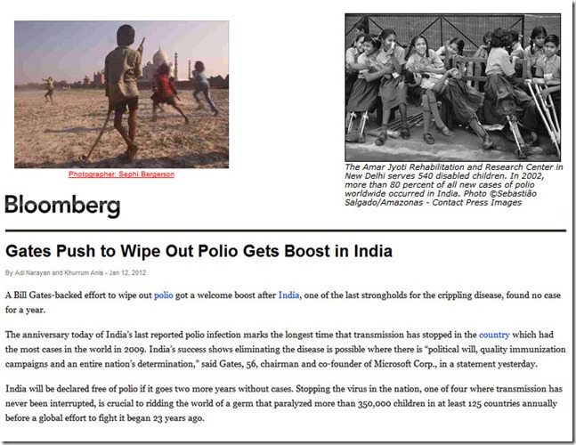 polio India win