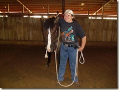 Day Three, my turn to ride and I am so excited about the changes my horse is making by Colleen Hamer