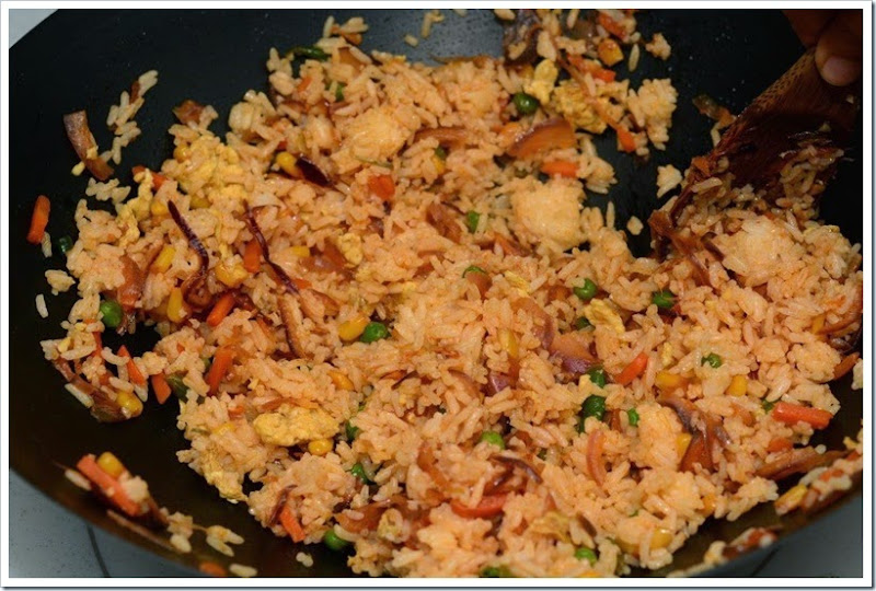 Fried Rice & Sichuan Shrimp 8