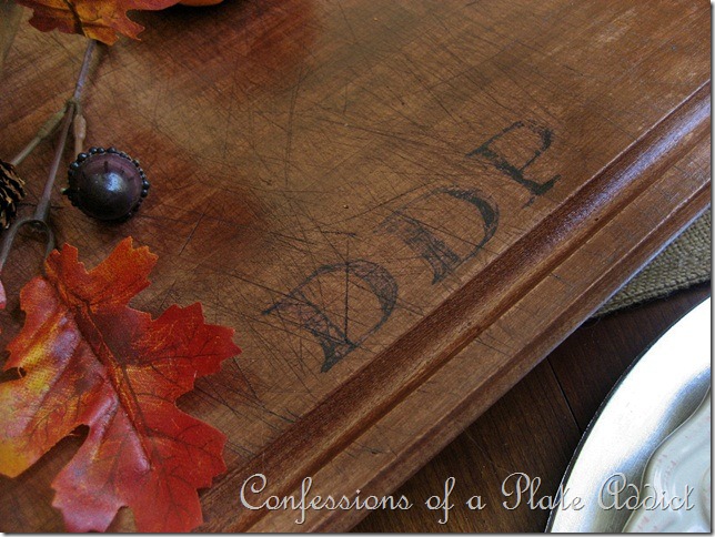 CONFESSIONS OF A PLATE ADDICT Pottery Barn Inspired Monogrammed Serving Board CONFESSIONS OF A PLATE ADDICT Pottery Barn Inspired Monogrammed Serving Board