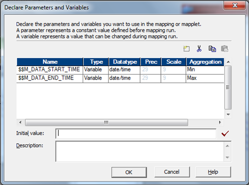 Informatica mapping variable