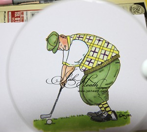 big guy golfingwith mag