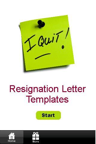 Resignation Letter Templates