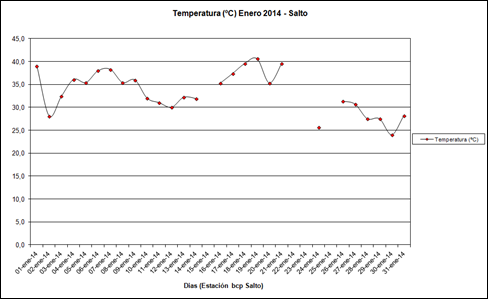 Temperatura (Enero 2014)