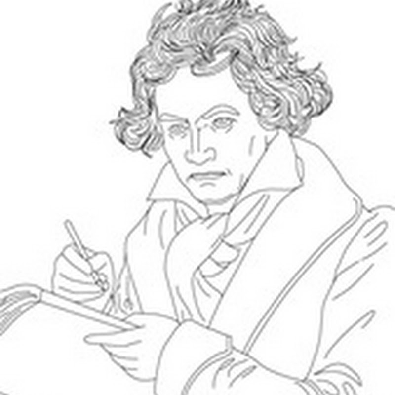 Colorear Beethoven