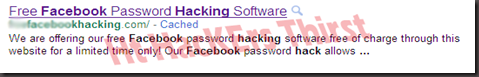 Scam 1 Facebook Fake hacker