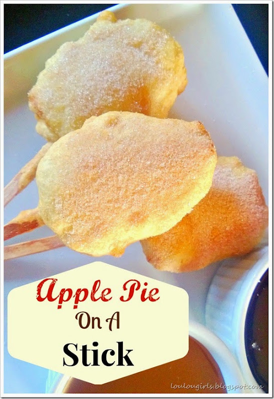 apple pie on a stick
