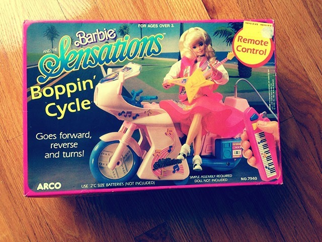 Barbie Boppin Cycle Box Front Side