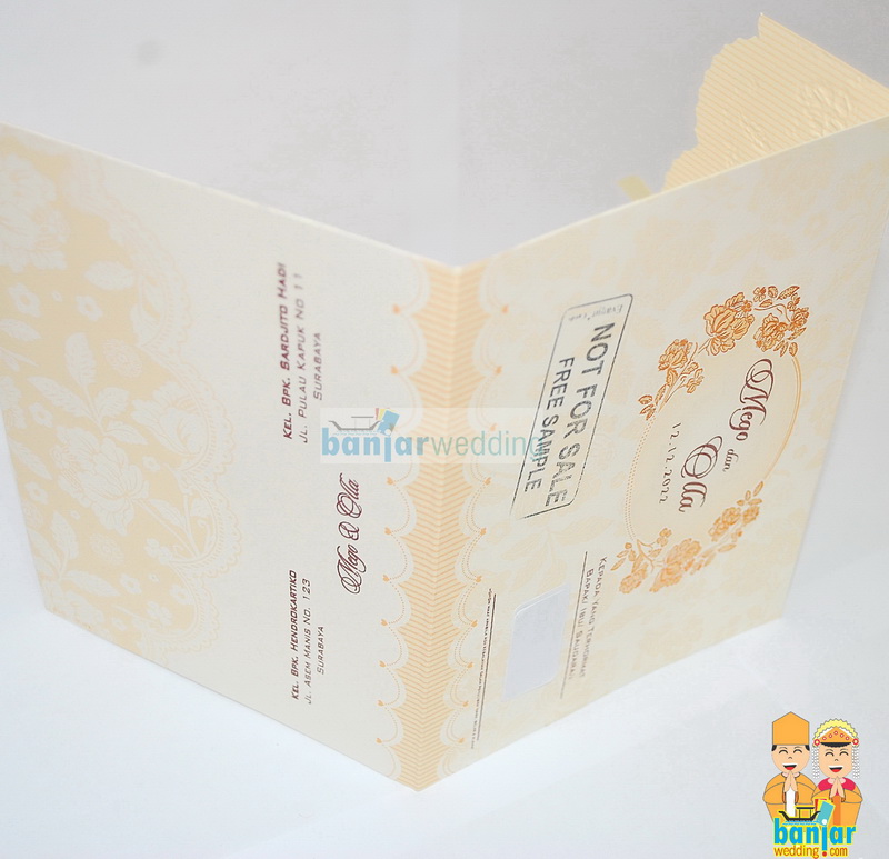 Undangan Pita Cantik EMOC10 - Banjar Wedding - Banjar Wedding