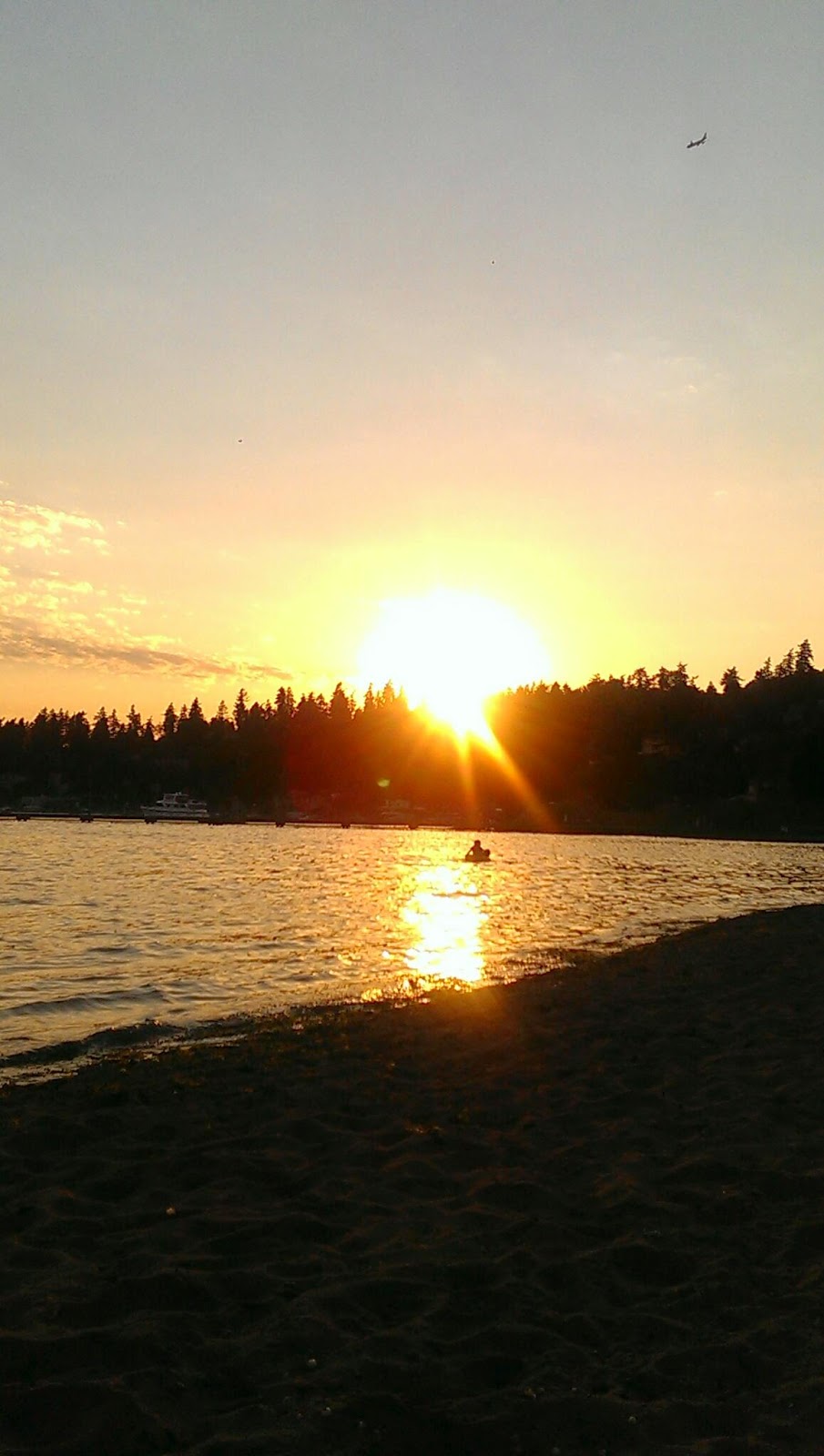 Blah Blah by Beachgal Sunday Sunset Juanita Beach Kirkland WA
