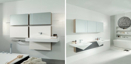 Cubism Inspired Bathroom Design Ideas-Modern style 2013 mondart-cubism-inspi