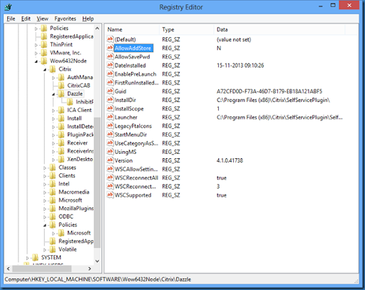 citrix receiver registry keys citrix receiver registry keys