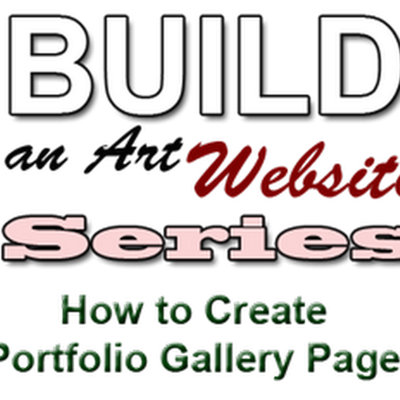 How to Create Artwork Gallery Pages for a Website Portfolio