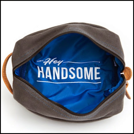 Gifts Hey Handsome toiletrie bag for men