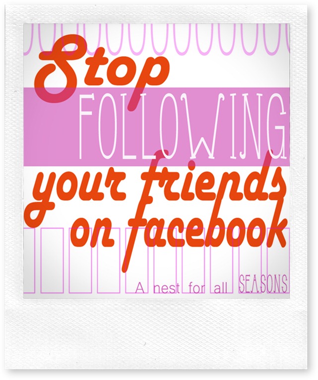 stop following