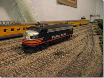 IMG_0490 Southern Pacific FP7 #6458 on My Layout on April 6, 2008