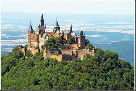 Hohenzollern Castle (Swabian Alb, Germany) then.