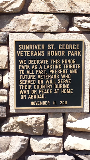 Sunriver St. George Veterans Honor Park