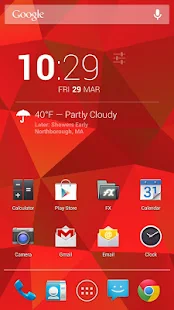 Nexus Triangles LWP - screenshot thumbnail