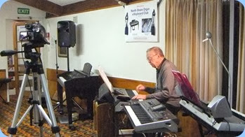 Colin Crann completed the evenings entertainment on his Korg Pa3X 76 note keyboard. Photo courtesy of Dennis Lyons.