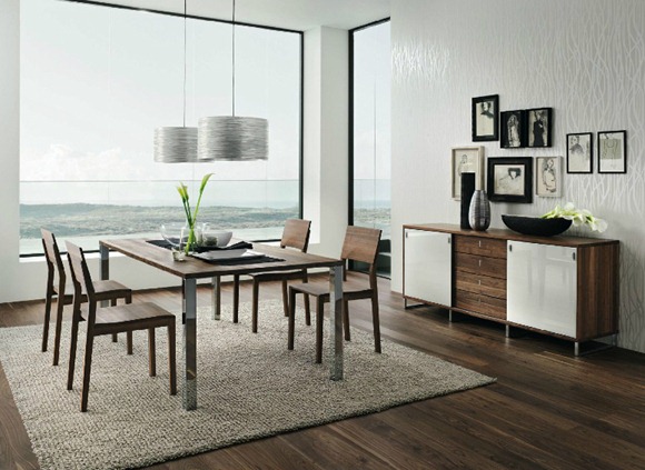 Muebles de madera para ambientes modernos
