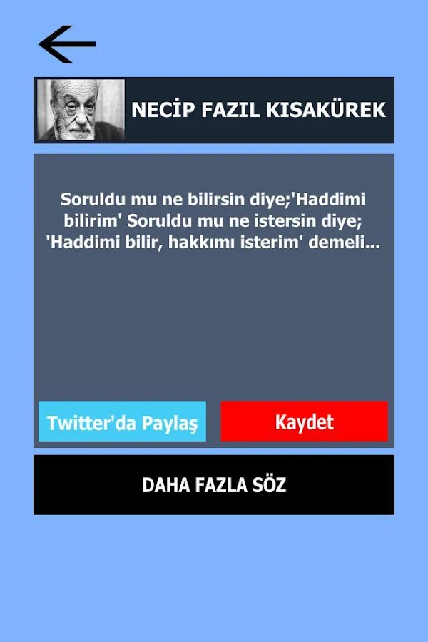 Yazarlar ve Sözleri - screenshot