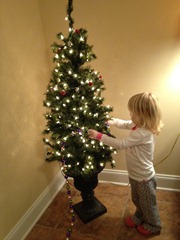decorating tree