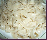 Tagliatelle di farro con crema di parmigiano (4)