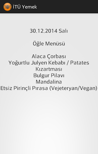 İTÜ Yemek