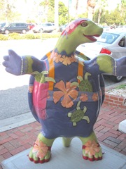 Florida Venice decorated turtle front1