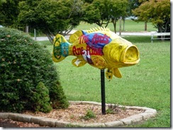 Fish at public library in RR