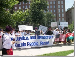 Kachin protest in USA