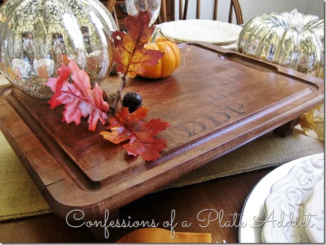 CONFESSIONS OF A PLATE ADDICT Monogrammed Serving Board