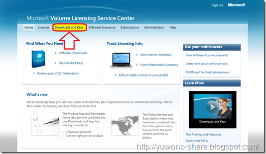 Microsoft Volume Licensing Service Centre 2