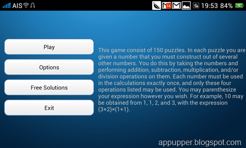 Free Download Scrambed Equation v1.3 Android Game (APK)